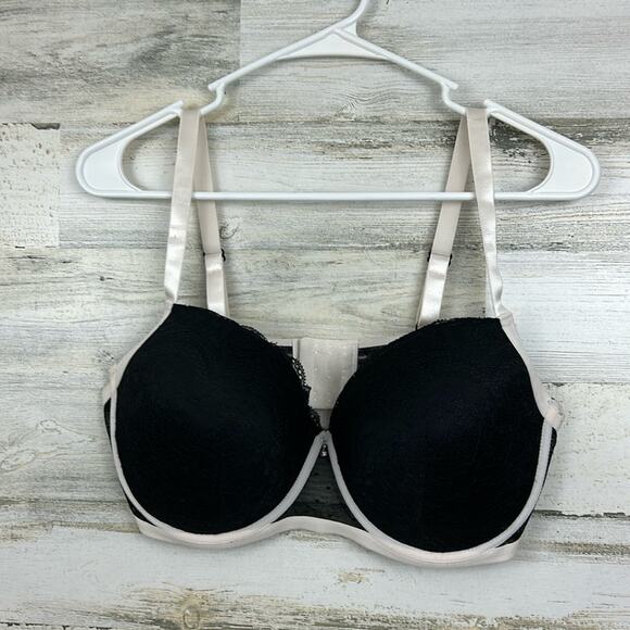 Pure Beauty Womens plus 40C Black lace Balconette Bra new - Picture 1 of 8